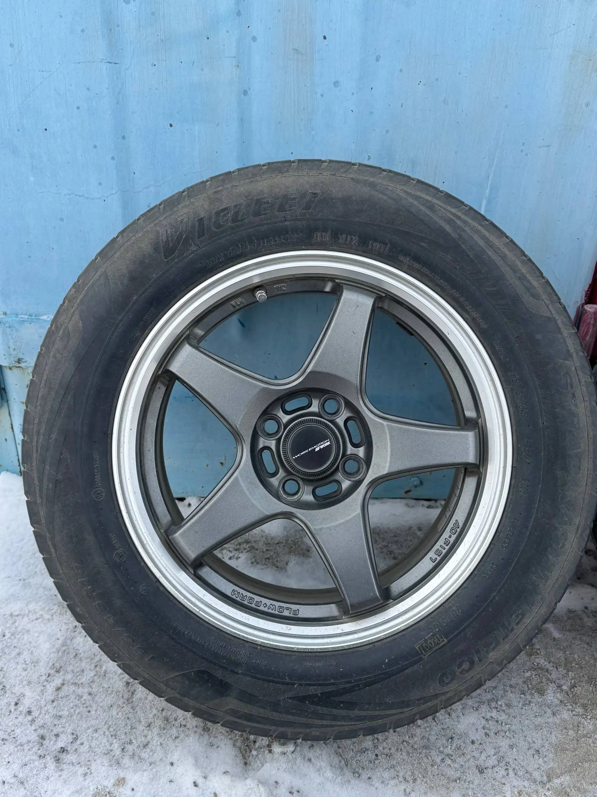 Продам диски с летней резиной Viatti R15 - Шины и диски (Авто) в Хабаровск