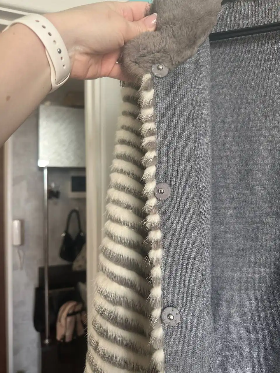 Норковое пальто на кашемире размер 44-46 - Верхняя одежда (Одежда) в Хабаровск