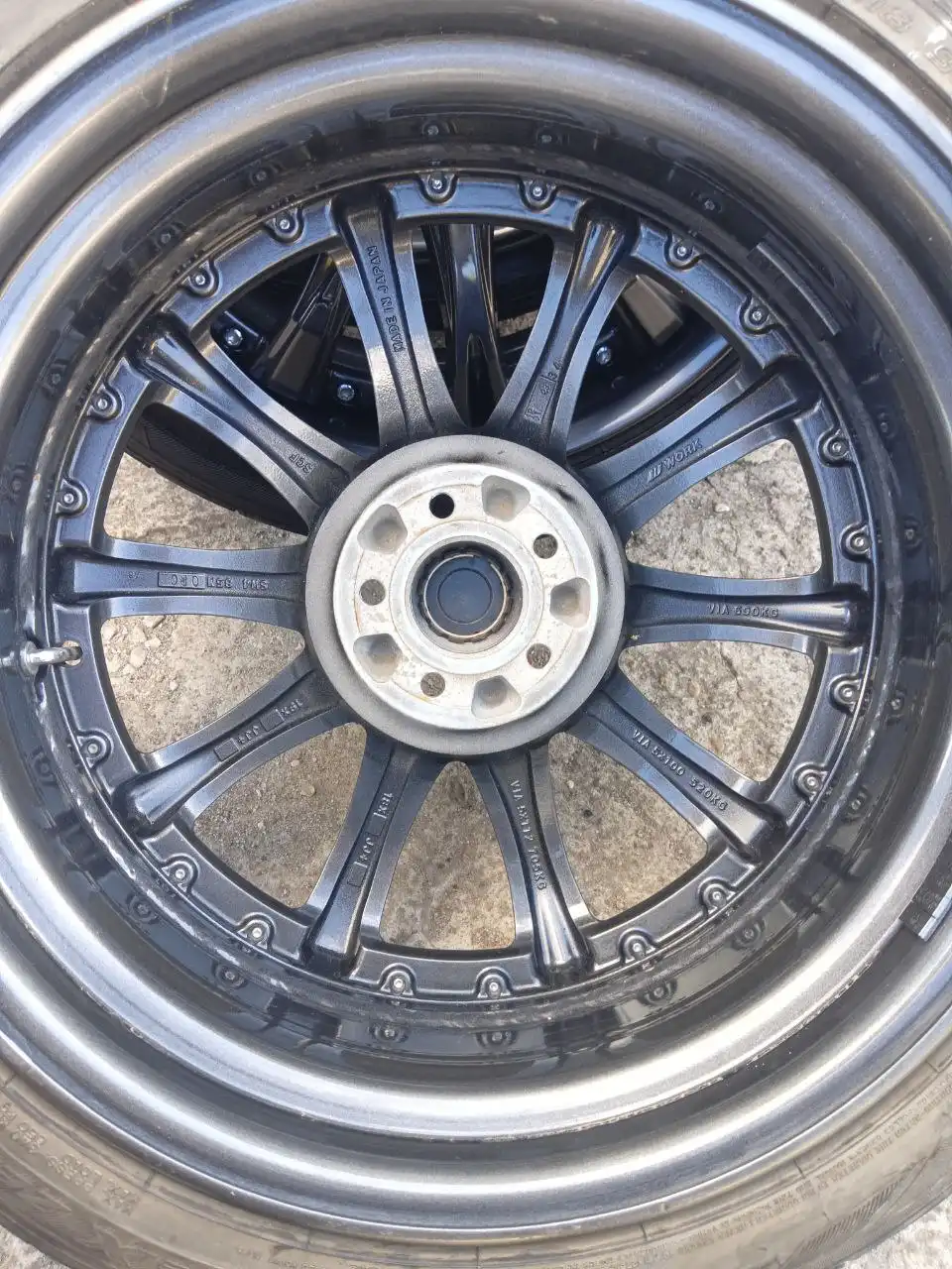 Продажа колес в сборе Work 215/45/18 - Колеса и диски (Запчасти) в Хабаровск