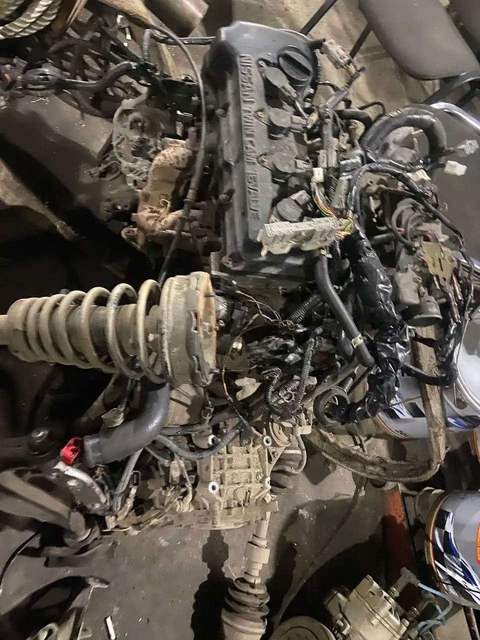 Продажа двигателя QG18DE с автоматической коробкой передач - Двигатели (Запчасти) в Хабаровск