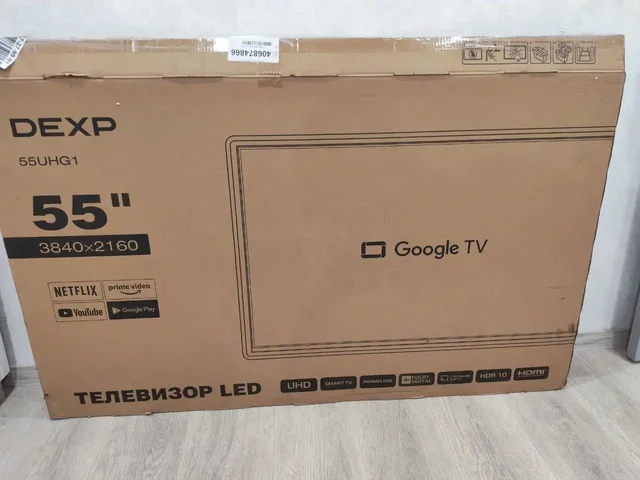 Продам новый телевизор Dexp 55 дюймов - Телевизоры в Хабаровск