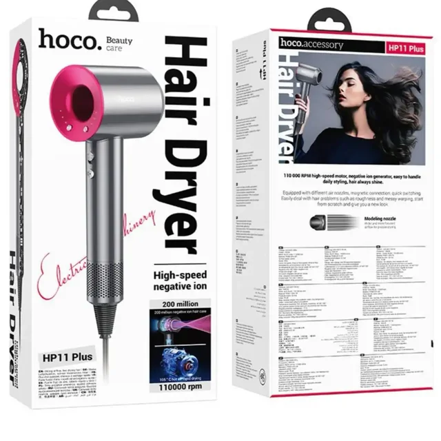 Высокоскоростной фен с отрицательной ионизацией Hoco HP11 Plus - Скупка в Хабаровск