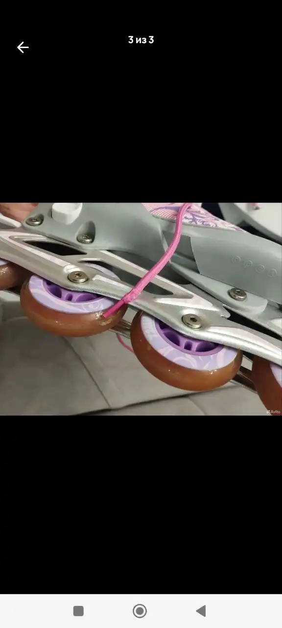 Женские ролики размер 38 - Ролики (Хобби и отдых) в Хабаровск