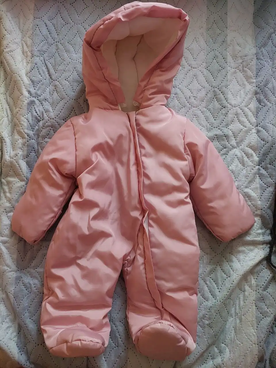 Комплект на выписку с меховой отделкой - Одежда для новорожденных (Товары для детей) в Хабаровск