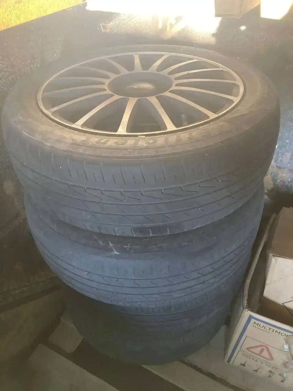 Комплект колес 55/195/16 - Шины и диски (Запчасти) в Хабаровск