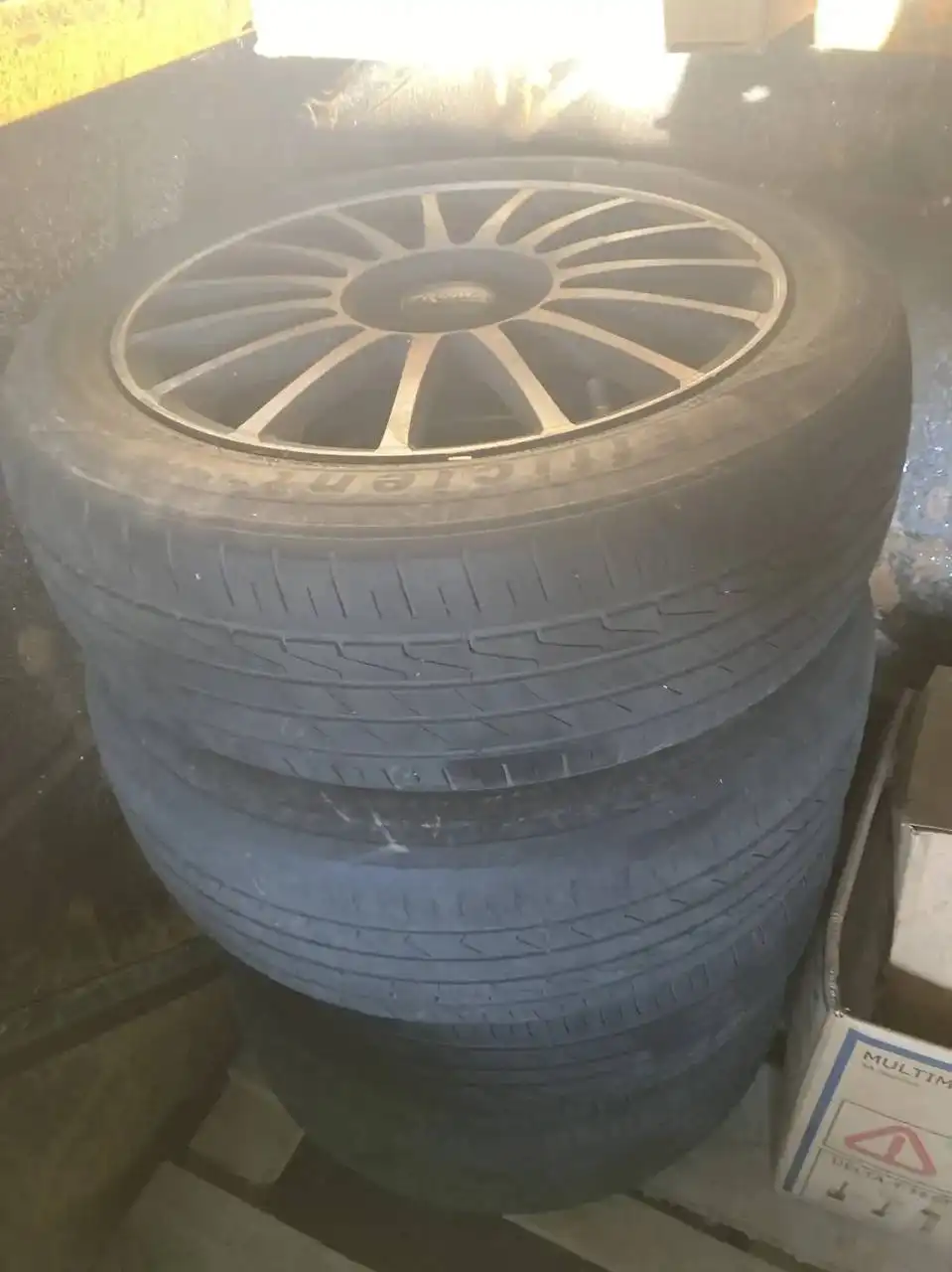 Комплект колес 55/195/16 - Шины и диски (Запчасти) в Хабаровск