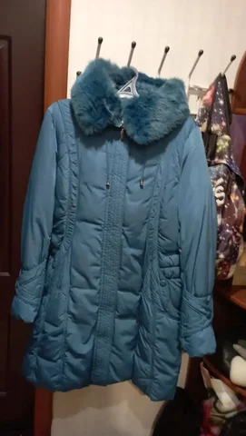 Продам Зелёный пуховик женский - частное объявление в Хабаровск