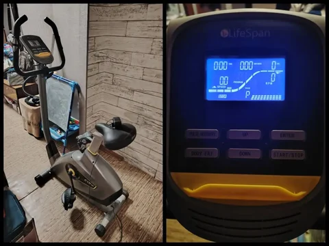 Велотренажёр с 14 программами, отличное состояние - Спортивные товары в Хабаровск