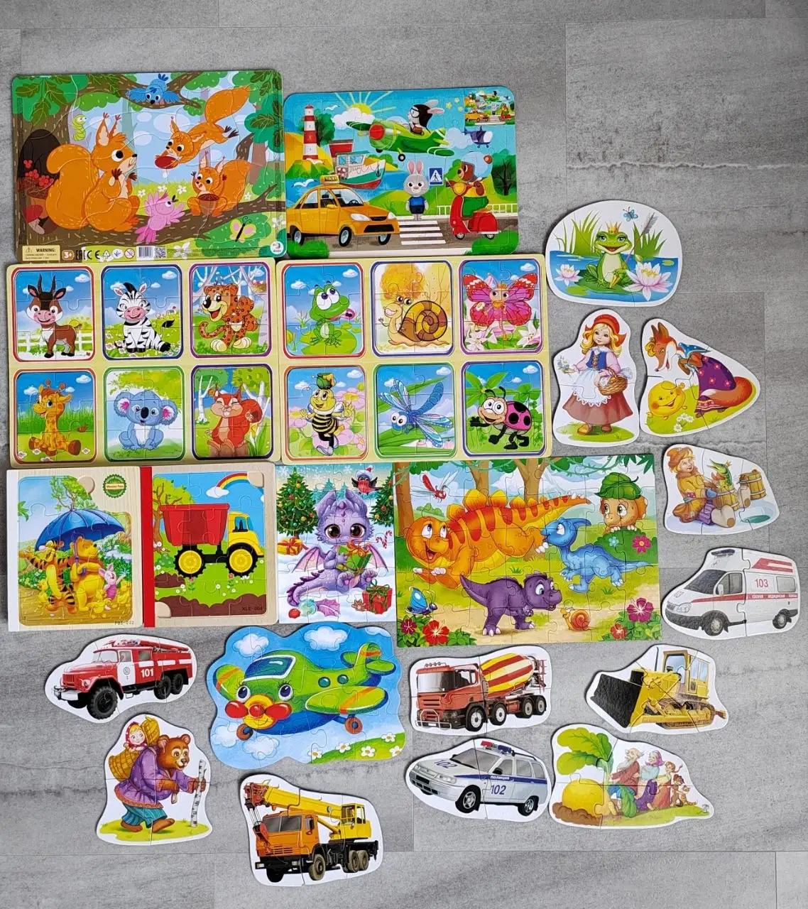 Магниты и пазлы пакетом - Настольные игры и пазлы (Хобби и отдых) в Хабаровск