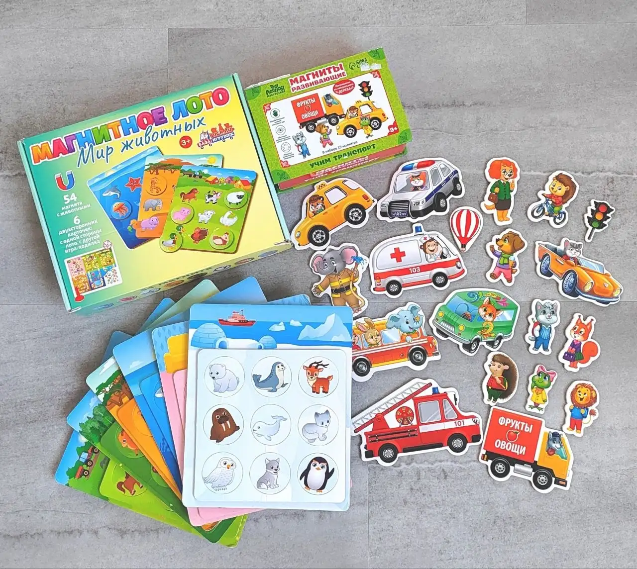 Магниты и пазлы пакетом - Настольные игры и пазлы (Хобби и отдых) в Хабаровск