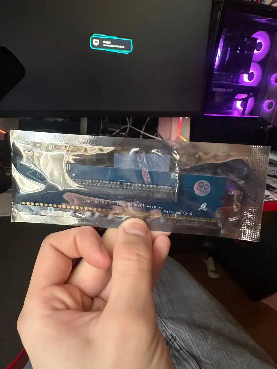 Переходники с ноутбучной оперативной памяти на полноразмерную - Электроника в Хабаровск