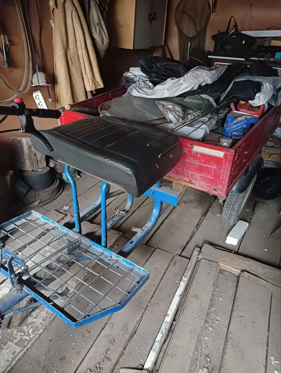 Продажа мотоблока 6 л.с. с навесным и прицепом - Барахолка в Хабаровск