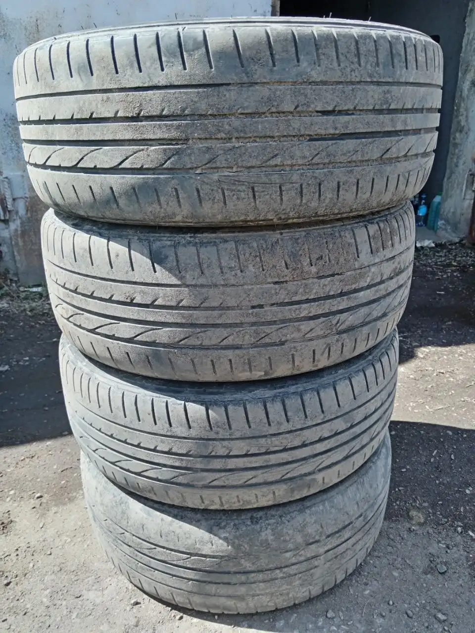 Резина летняя Bridgestone Potenza 195/45R17 - Шины (Авто) в Хабаровск
