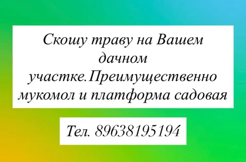 Скошу траву на дачном участке - Игры и приставки в Хабаровск