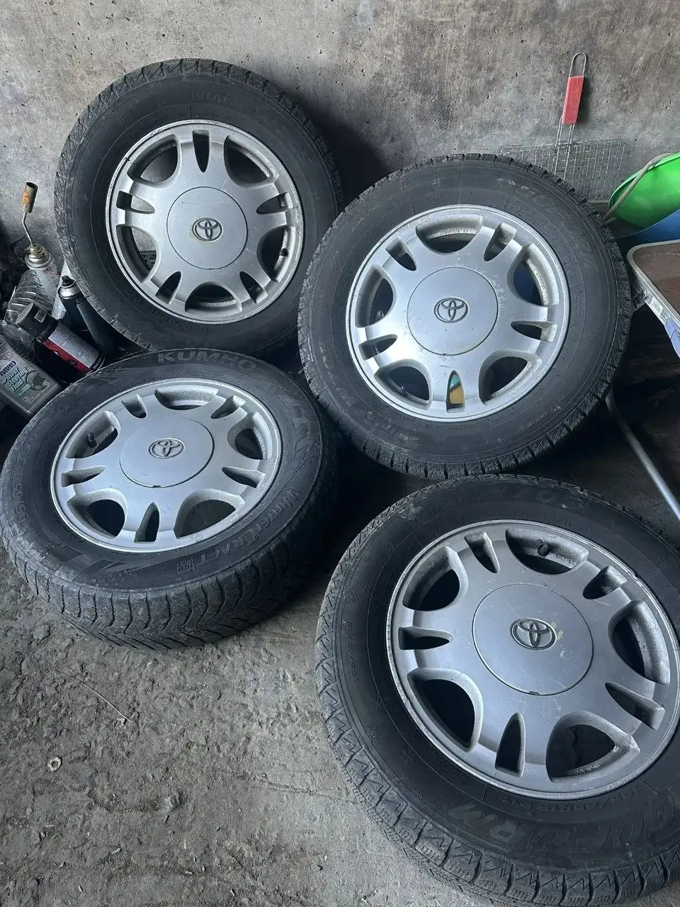 Диски R15 5x114.3 с резиной - Диски и шины (Авто) в Хабаровск