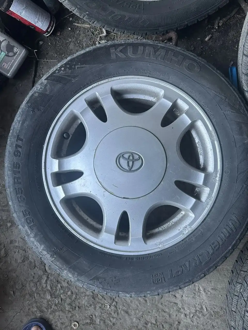 Диски R15 5x114.3 с резиной - Диски и шины (Авто) в Хабаровск