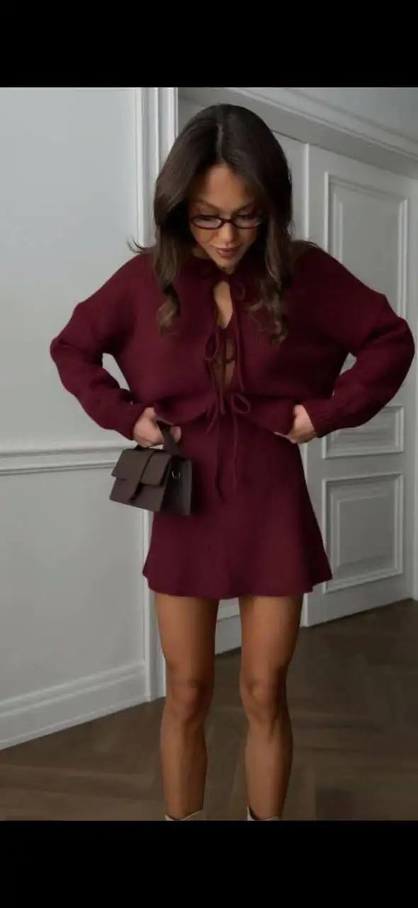 Костюм вязанный oversize - Костюмы (Одежда) в Хабаровск