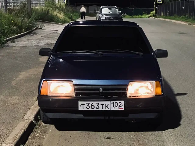 ВАЗ 21099 реэкспорт для Канады в цвете Капри - Госномера в Уфа