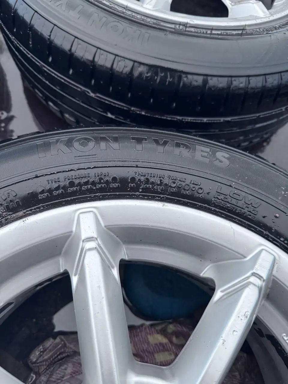 Комплект летних колёс на ВАЗ 185/60R14 - Шины и диски (Авто) в Уфа