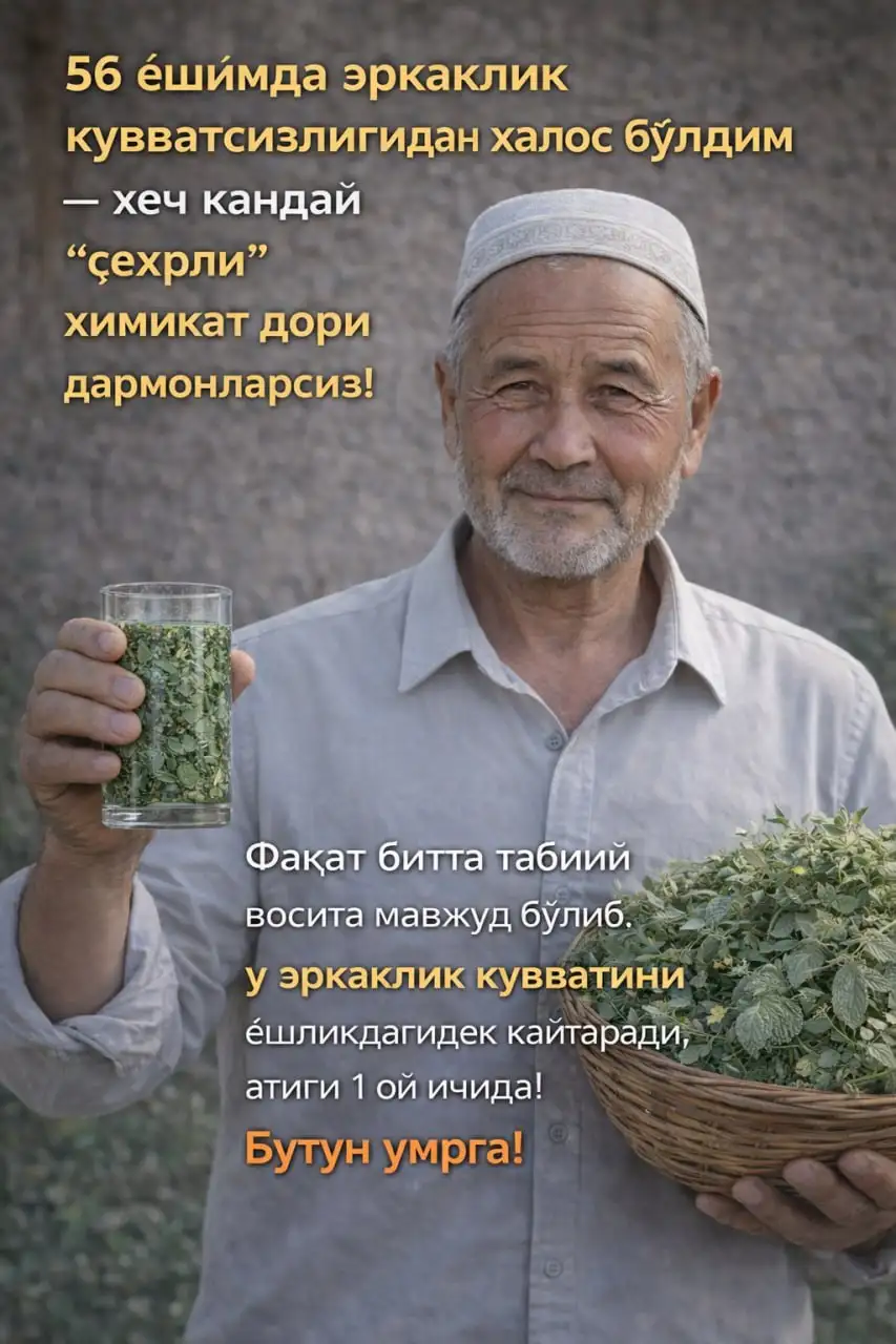 Табиий восита билан эркаклик кувватини тиклаш - Медицинские товары (Красота и здоровье) в Неизвестно