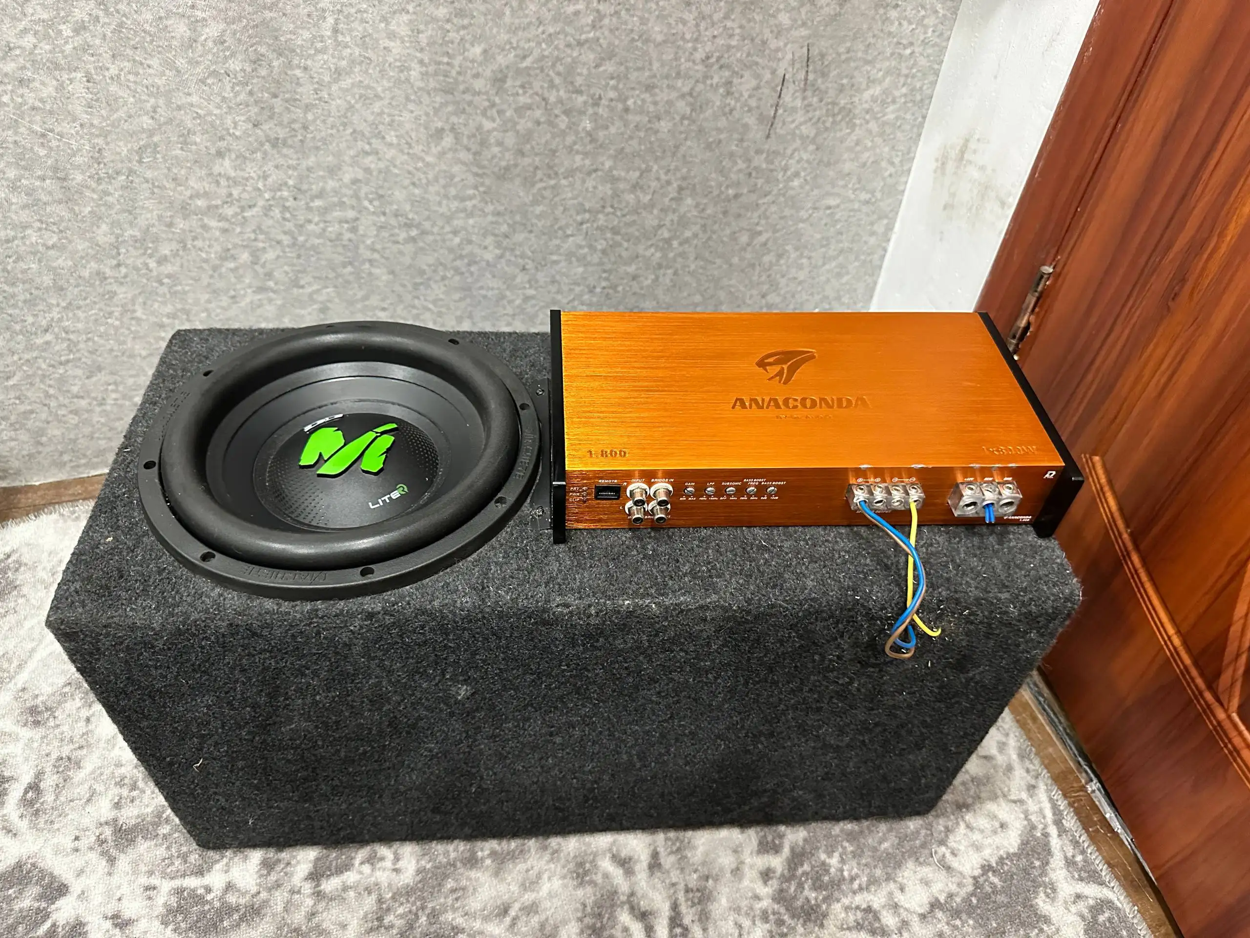 Сабвуфер Machete ML-10R с моноблоком DL Audio Anaconda 1.800 - Автозвук (Авто) в Уфа