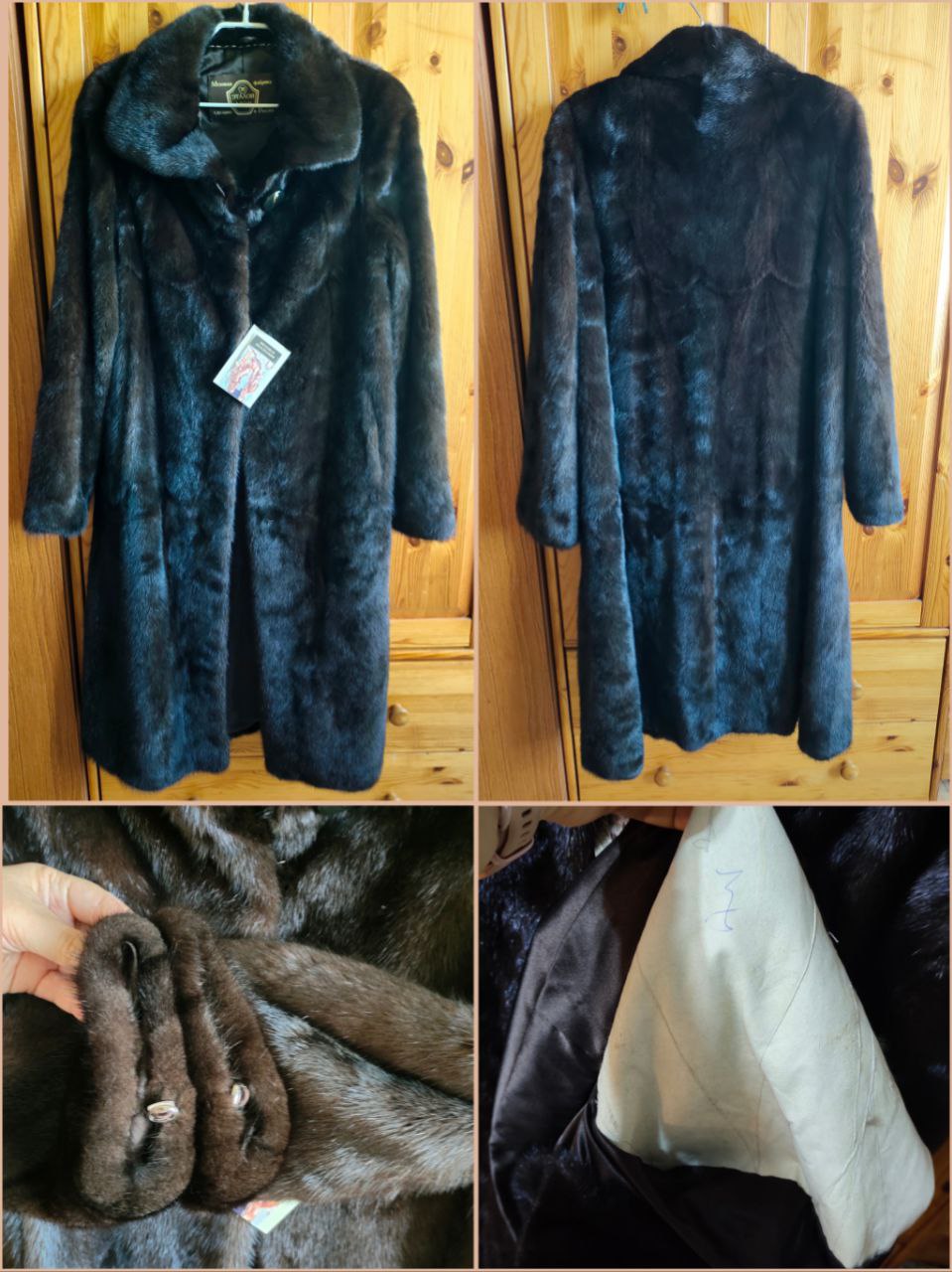 Продам норковую шубку темно-коричневого цвета