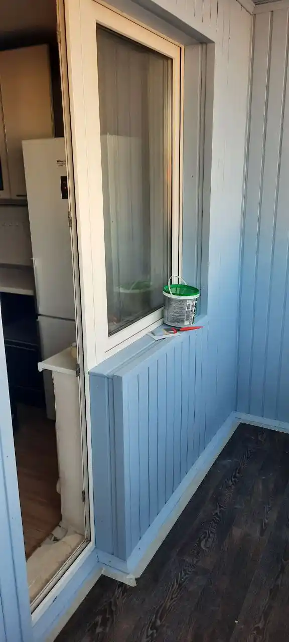 Обшивка балкона