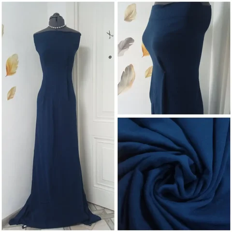 Интерлок тёмно-синий 90 см ширина - частное объявление в Пролетарск