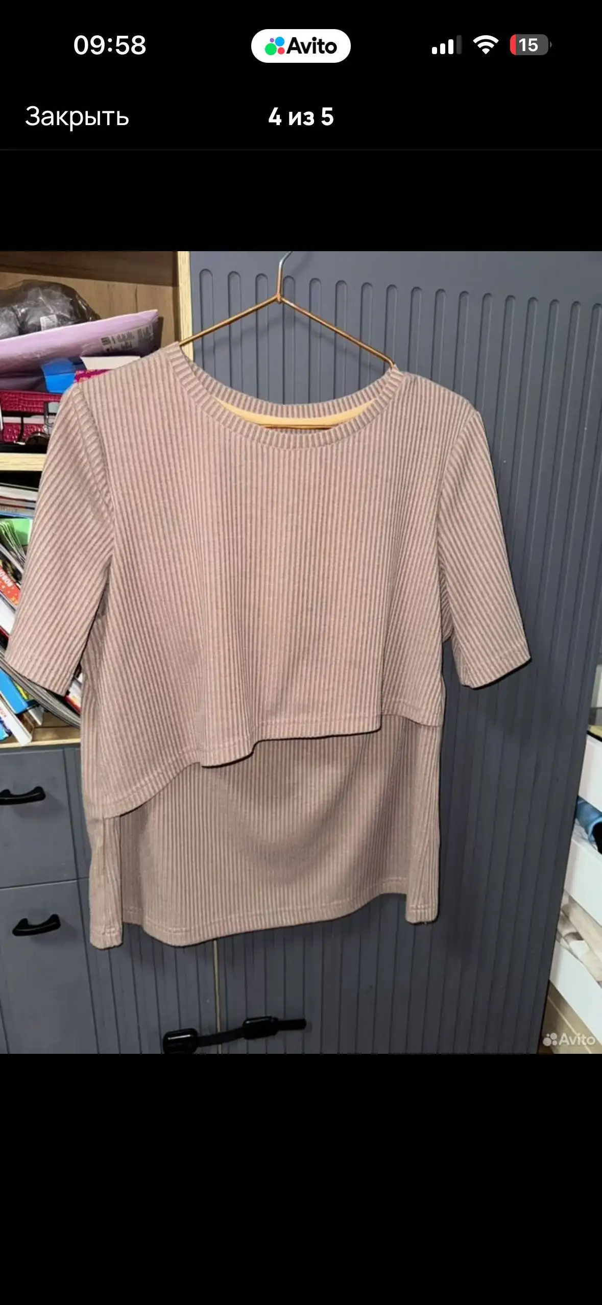 Костюм 46-48 размер, цвет капучино, с карманом для кормления - Одежда в Ростов-на-Дону