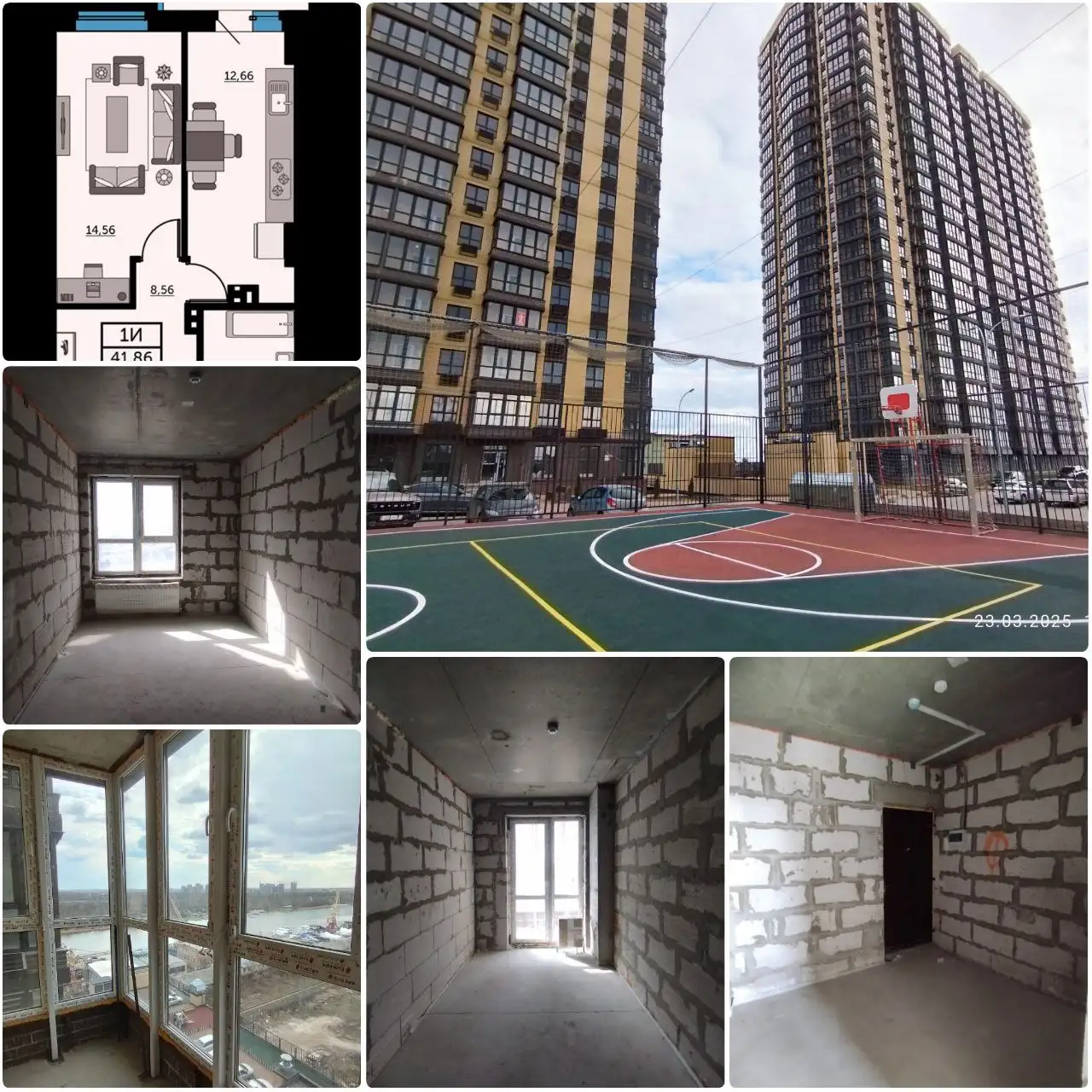 1к. квартира в ЖК "Город у реки", Центр (Нахичевань) - Квартиры (Недвижимость) в Ростов-на-Дону