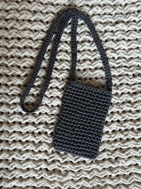 Вязанная сумка через плечо из шнуров - Детская одежда в Ростов-на-Дону