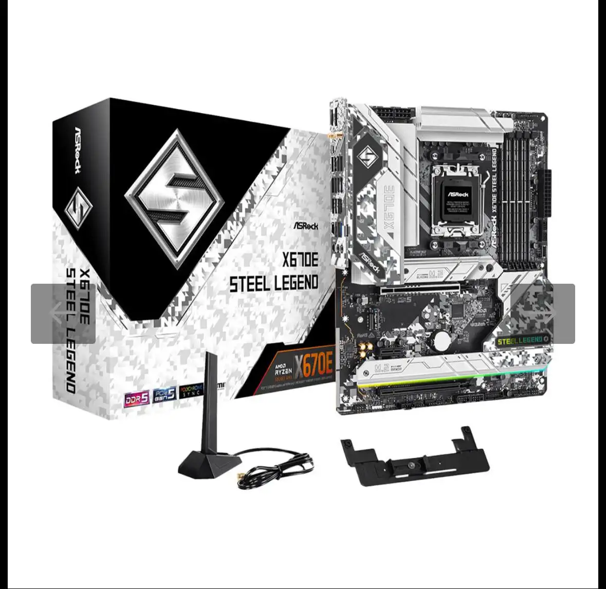 Материнская плата ASRock X670E Steel Legend AM5 DDR5 Wi-Fi - Комплектующие для ПК (Электроника) в Ростов-на-Дону