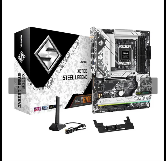 Материнская плата ASRock X670E Steel Legend AM5 DDR5 Wi-Fi - Электроника в Ростов-на-Дону
