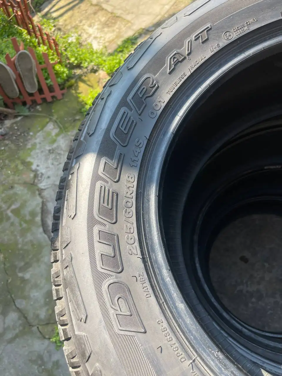 Шины Bridgestone Dueler A/T 001 265/60/R18 - Шины и диски (Авто) в Ростов-на-Дону
