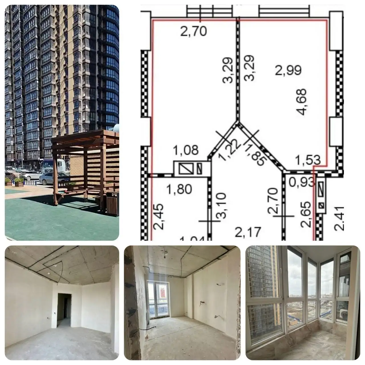Продажа квартиры 44 м² в ЖК 'Город у реки' - Недвижимость в Ростов-на-Дону