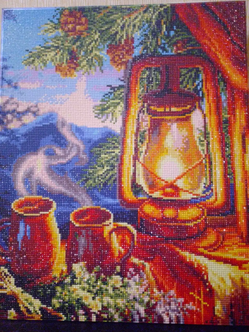 Продажа готовых работ алмазной мозаики