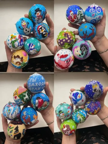 Новогодние шарики 6 см с подарком - частное объявление в Ростов-на-Дону