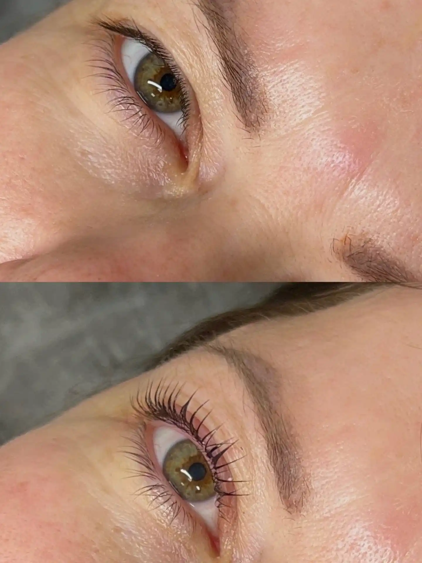 Ламинирование ресниц и оформление бровей