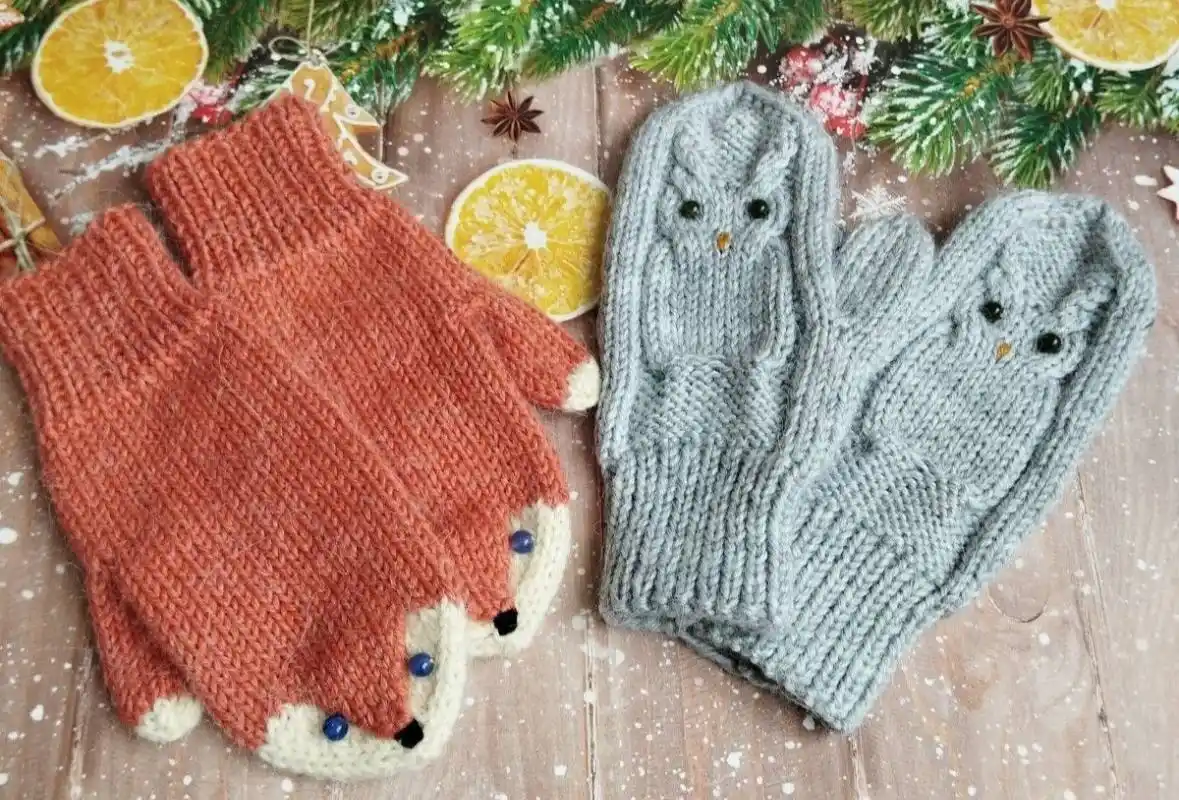 Отдам варежки ручной работы