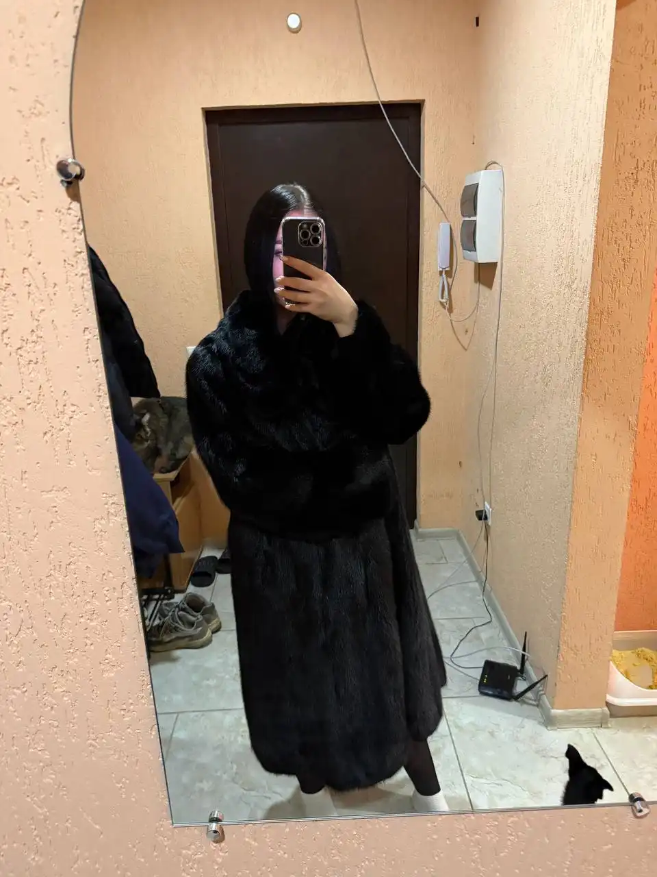 Шуба норковая натуральная