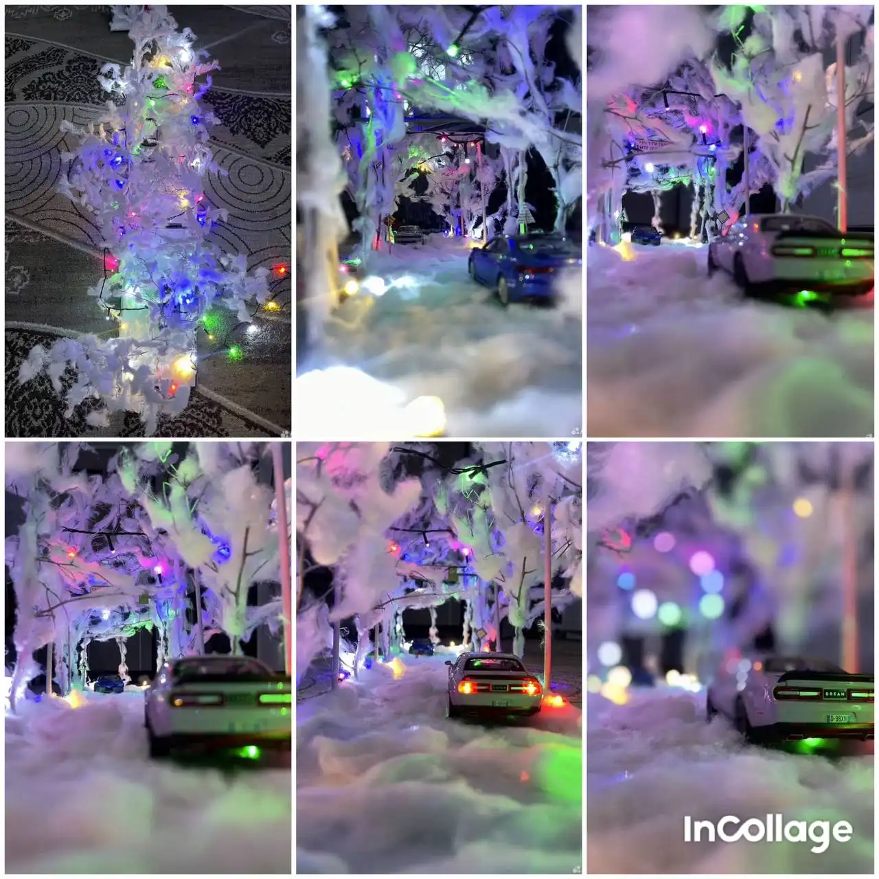 3D модели снежной дороги и перекрестка