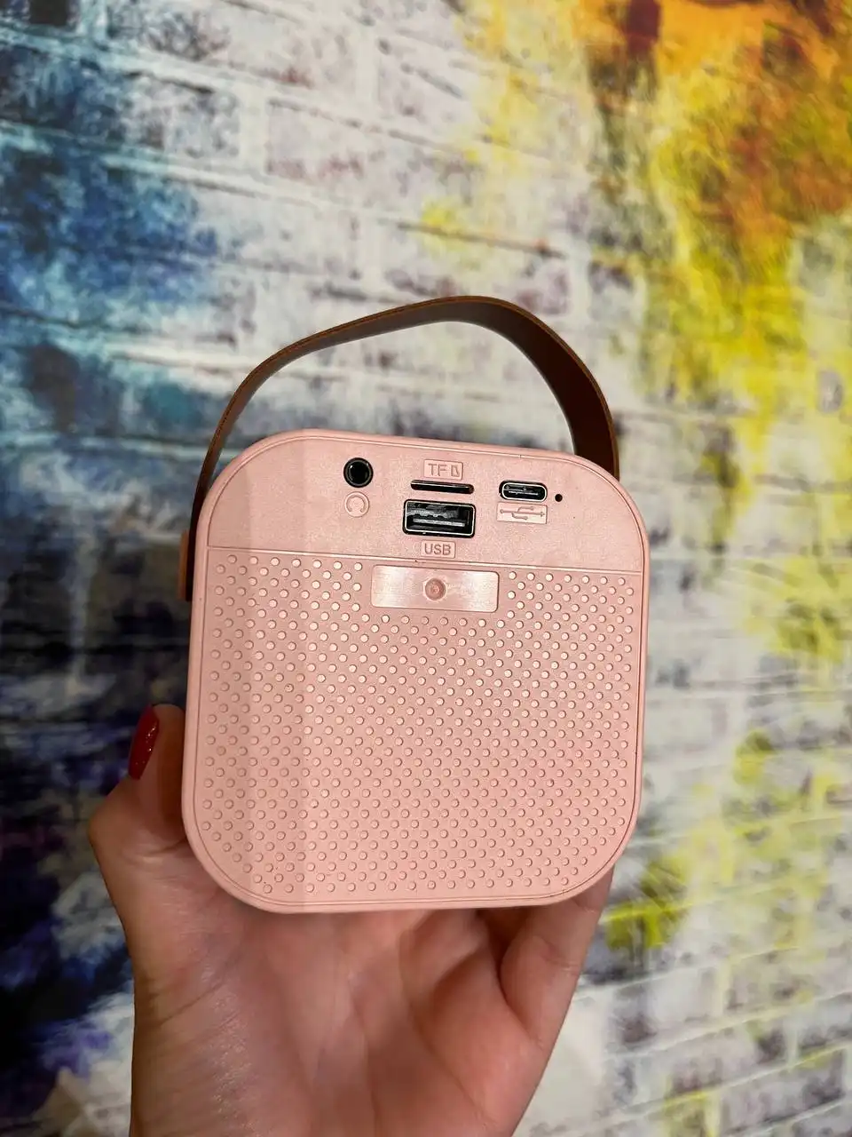 Колонка караоке с 2 микрофонами