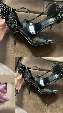 Босоножки-бабочки черные атласные - Платья в Санкт-Петербург