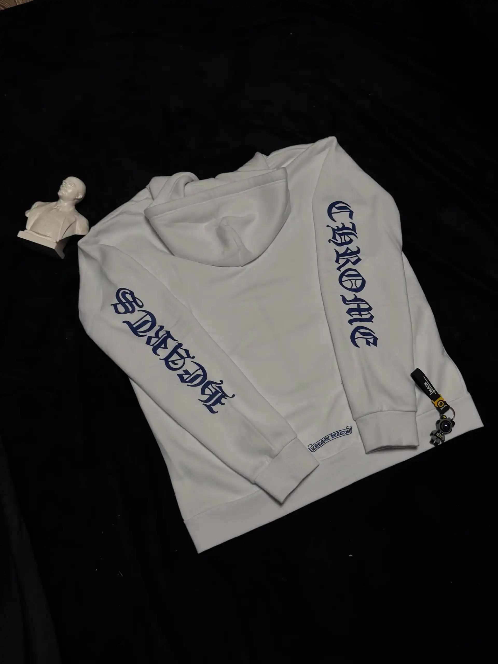 Zip-худи Chrome Hearts White (белое)