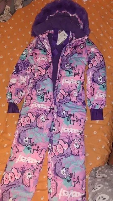 Комбинезон PlayToday фиолетово-розового цвета с единорогами - Одежда в Санкт-Петербург