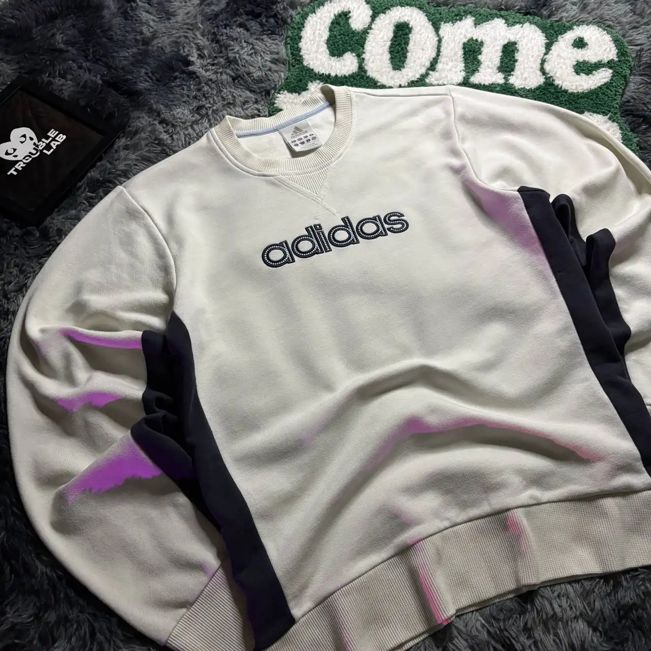 Винтажный свитшот Адидас, размер М - Свитшоты (Одежда) в Санкт-Петербург