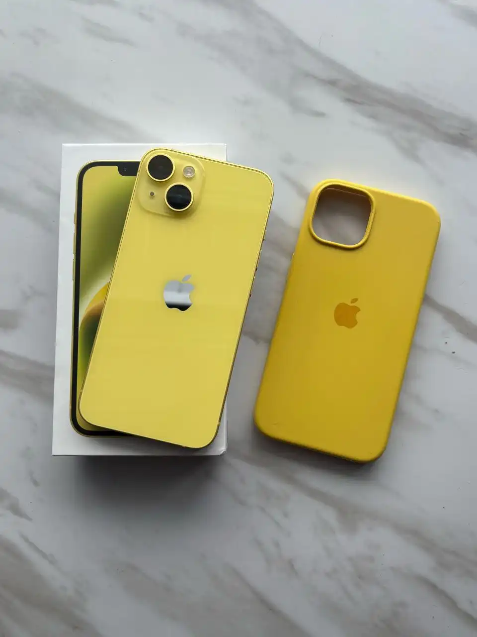 iPhone 14 Yellow 128GB в идеальном состоянии - Смартфоны (Электроника) в Санкт-Петербург