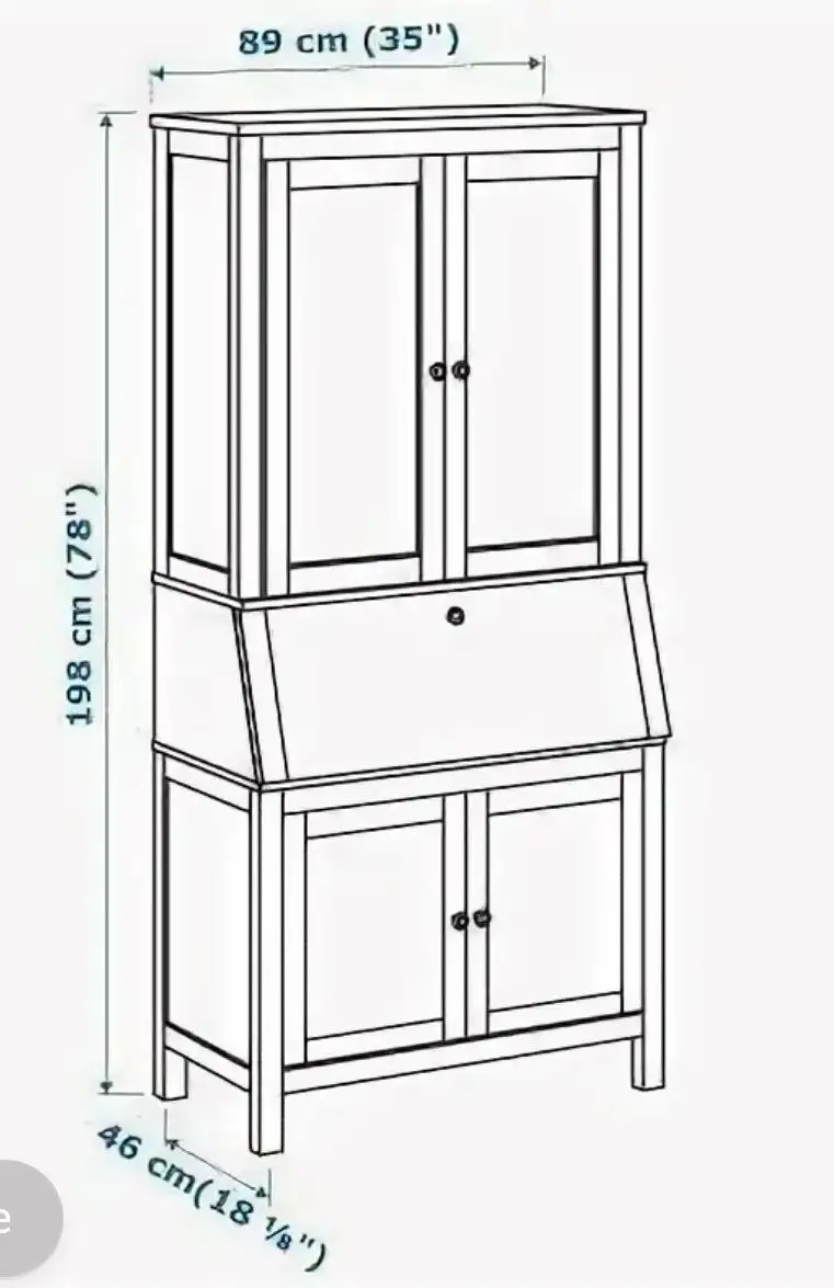 Продам шкаф-секретер ИКЕА Хемнэс - Мебель (Барахолка) в Санкт-Петербург