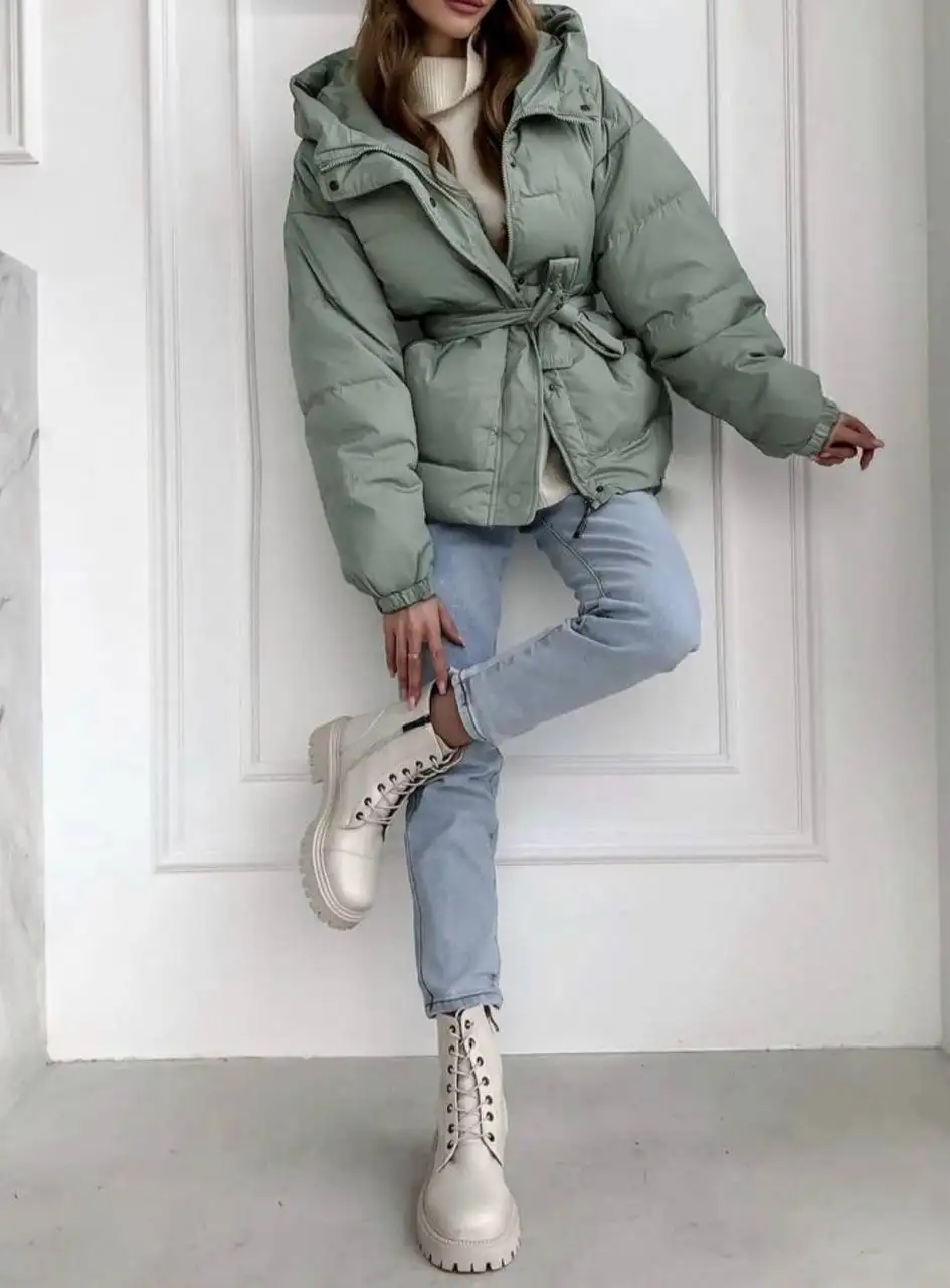 Куртка пыльно-оливковая размер S - Верхняя одежда (Одежда) в Санкт-Петербург