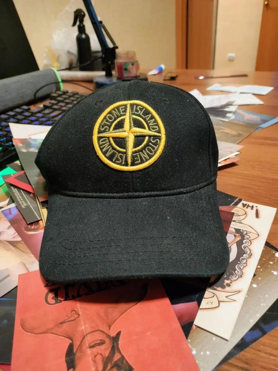 Кепка Stone Island оригинал черная - Головные уборы (Одежда) в Санкт-Петербург
